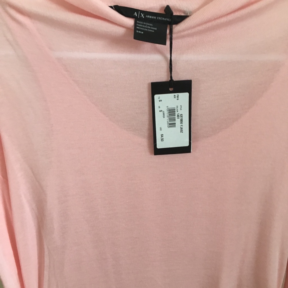 Armani exchange pink long sleeve shirt - Picture 6 of 7